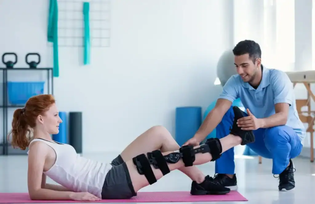 Debunking Meal Timing Myths: The Truth About Muscle Recovery 1 Woman having treatment to help muscle recovery West Tilbury after an injury
